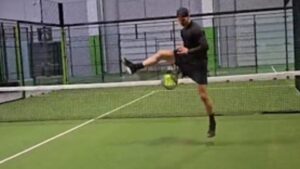 Ibrahimovic Djokovic padel