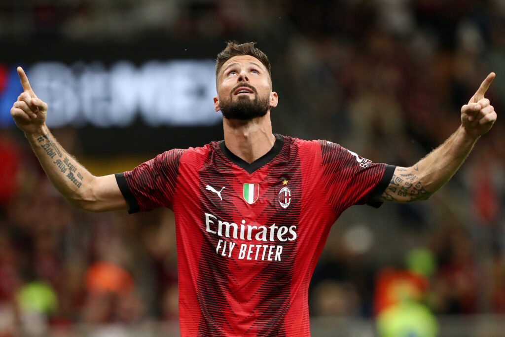 Olivier Giroud AC Milan Milan-Verona 3-1 Serie A 2022-2023