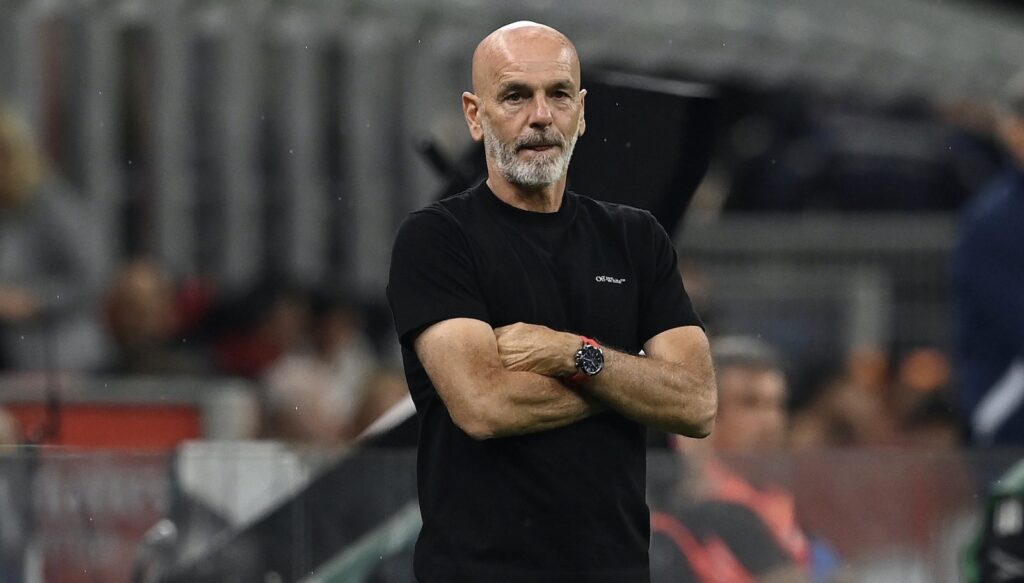 Stefano Pioli AC Milan Milan-Verona 3-1 Serie A 2022-2023
