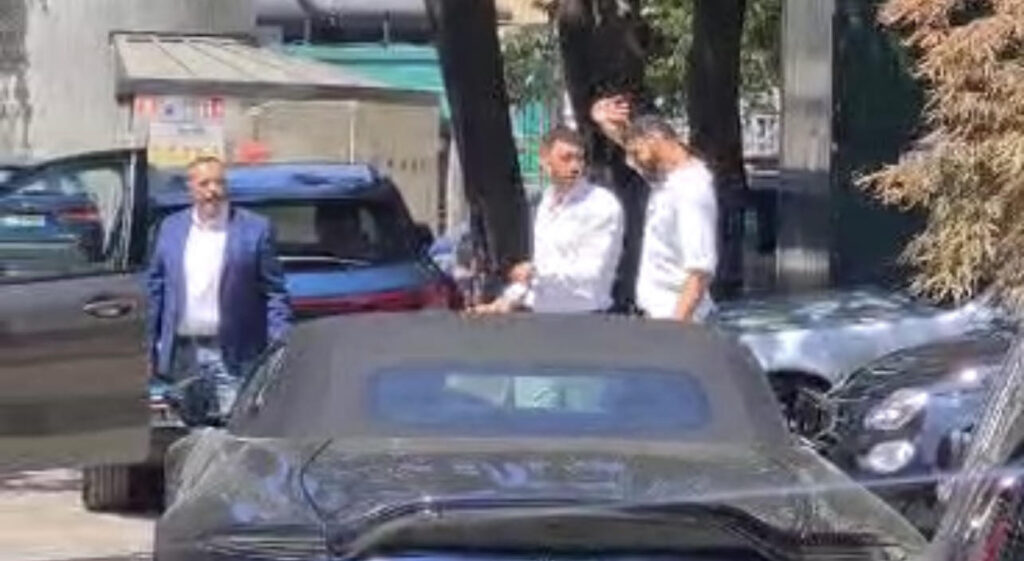 Loftus-Cheek in uscita dalla Madonnina (foto pm)