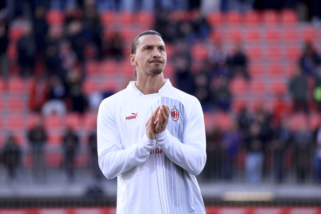 Zlatan Ibrahimovic AC Milan Monza-Milan 0-1 Serie A 2022-2023