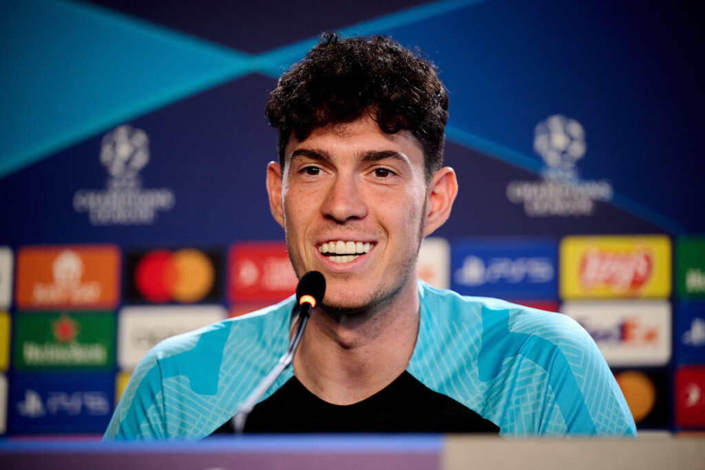 Alessandro Bastoni Inter conferenza stampa Champions League