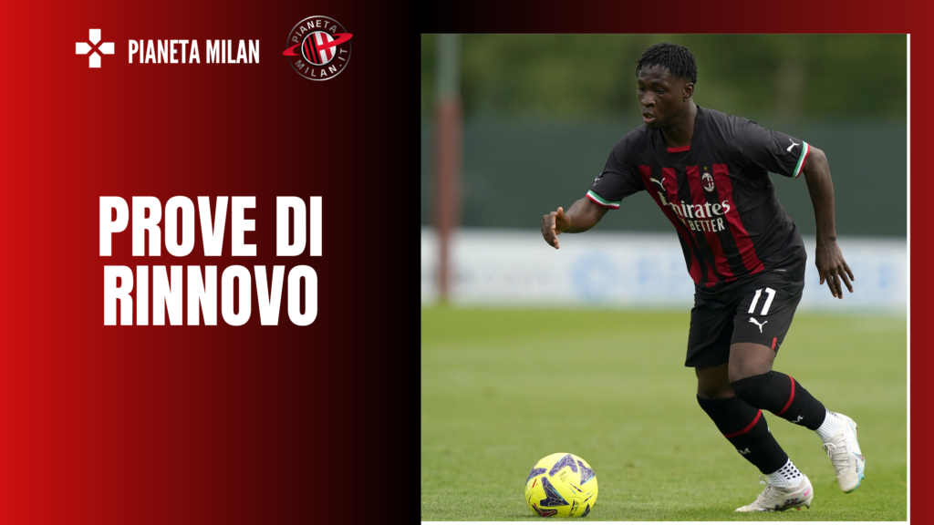 Chaka Traoré, giocatore del Milan Primavera (getty images)