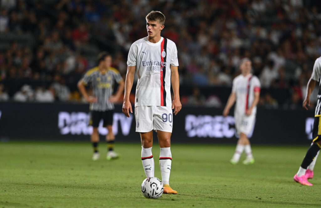 Charles De Ketelaere AC Milan amichevole Juventus-Milan 6-5 dcr precampionato 2023-2024
