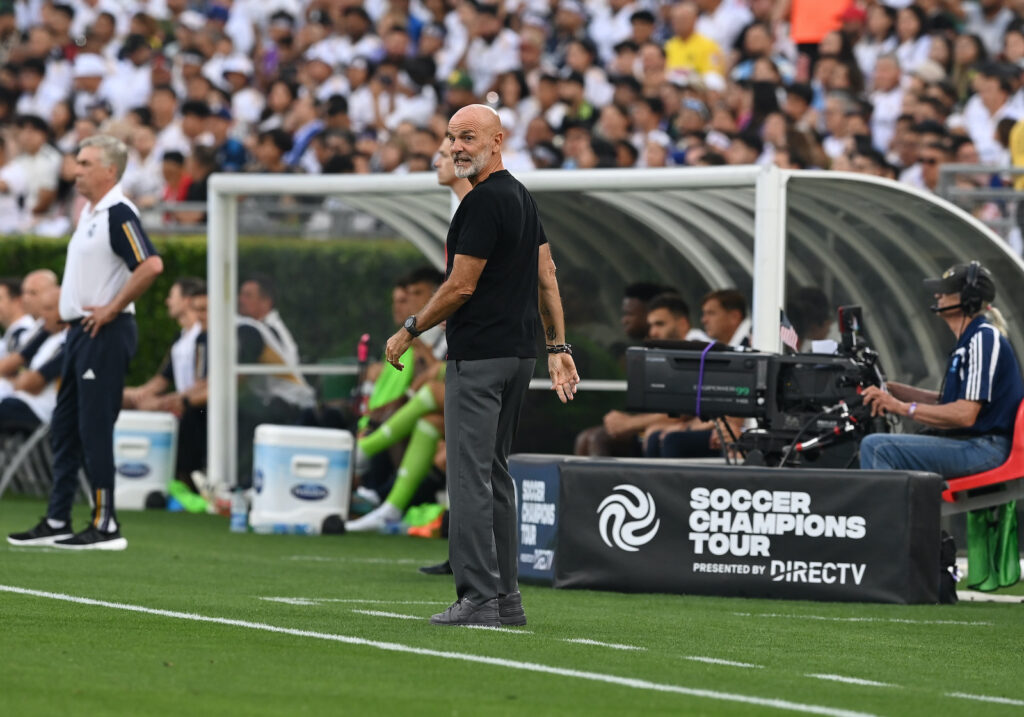 Stefano Pioli AC Milan amichevole Real Madrid-Milan 3-2 precampionato 2023-2024