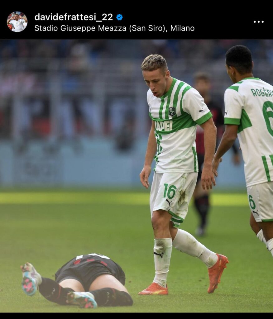 Frattesi post social contro il Milan