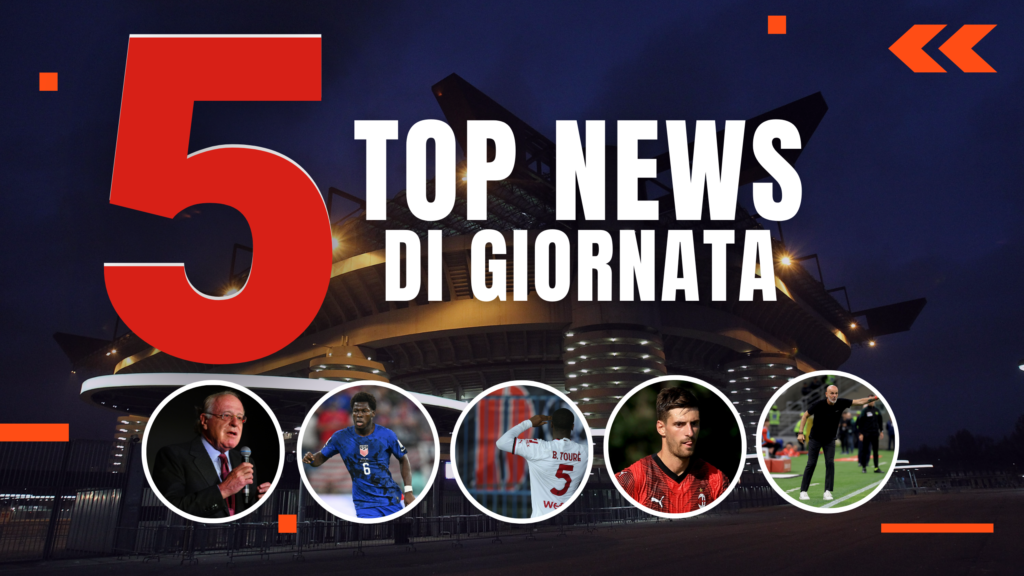 TOP NEWS DI GIORNATA