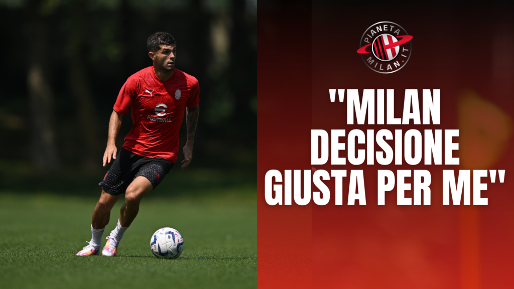 Christian Pulisic AC Milan amichevole Milan-Lumezzane 7-0 precampionato 2023-2024