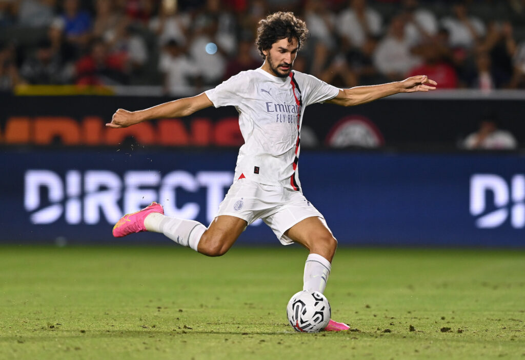 Yacine Adli AC Milan amichevole Juventus-Milan 6-5 dcr precampionato 2023-2024