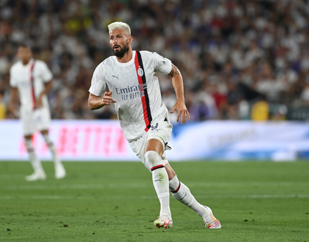 Olivier Giroud AC Milan amichevole Real Madrid-Milan 3-2 precampionato 2023-2024