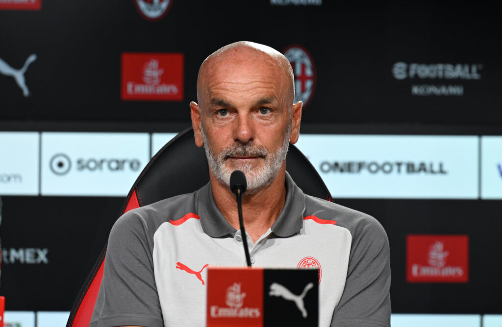 Stefano Pioli AC Milan conferenza stampa Milanello