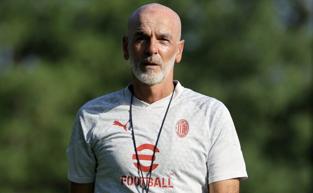 Stefano Pioli AC Milan allenamento Milanello
