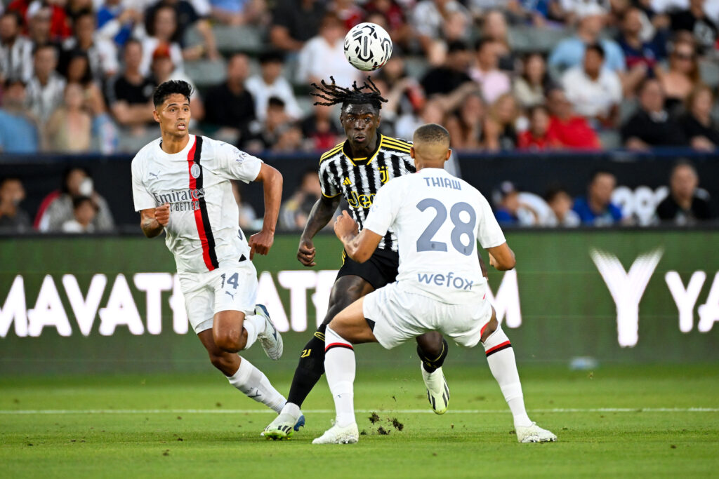 Reijnders Thiaw AC Milan amichevole Juventus-Milan 6-5 dcr precampionato 2023-2024