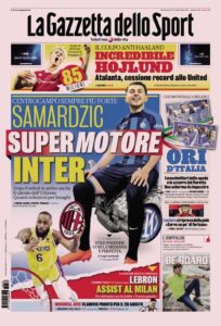 Prima pagina Gazzetta 30 luglio
