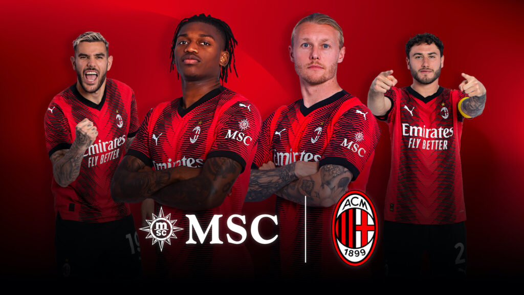 AC Milan MSC Crociere Sleeve Partner