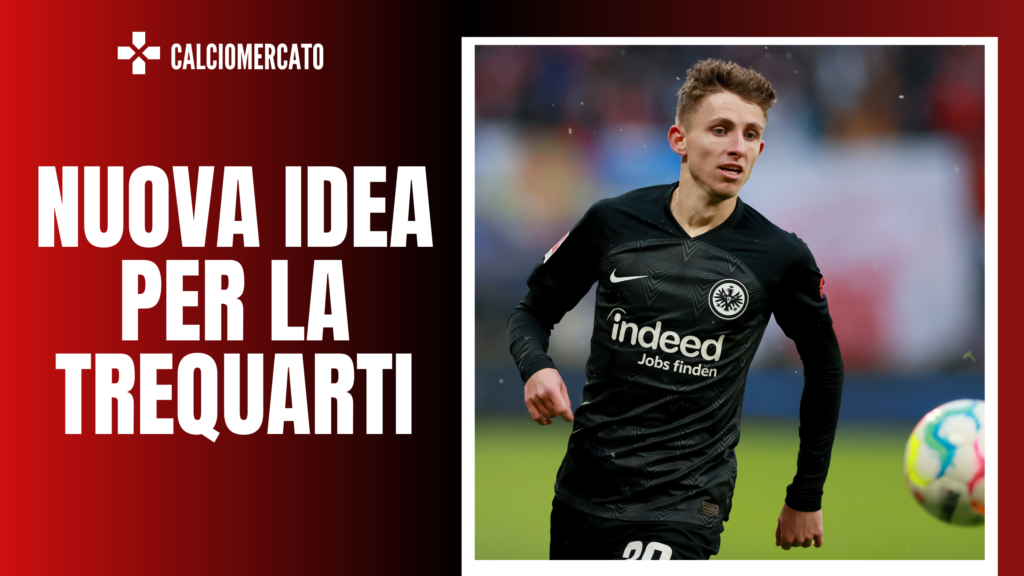 Jesper Lindstrom, trequartista dell'Eintracht Francoforte e obiettivo di mercato del Milan