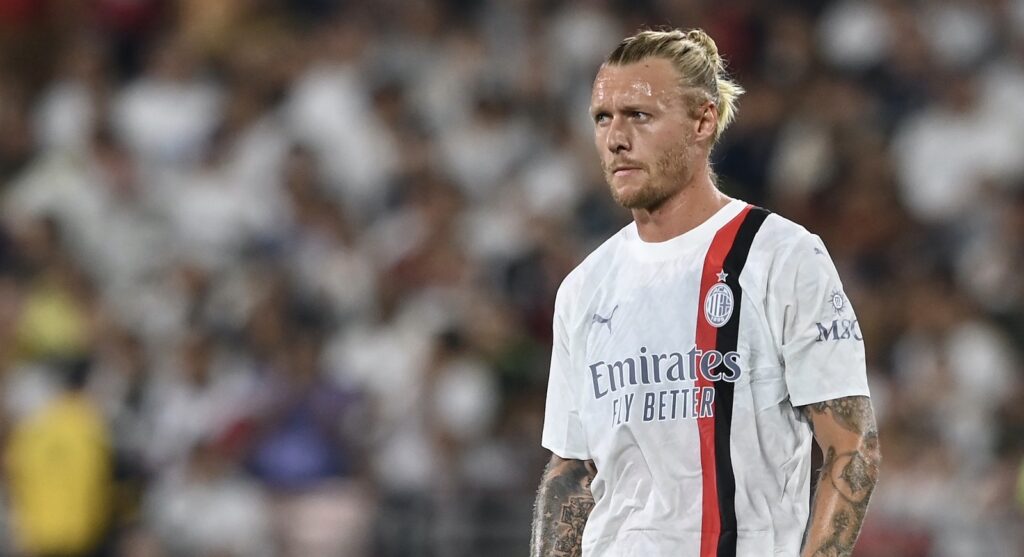 Simon Kjaer AC Milan amichevole Real Madrid-Milan 3-2 precampionato 2023-2024