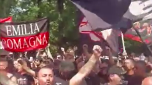 tifosi Curva Sud raduno AC Milan Milanello