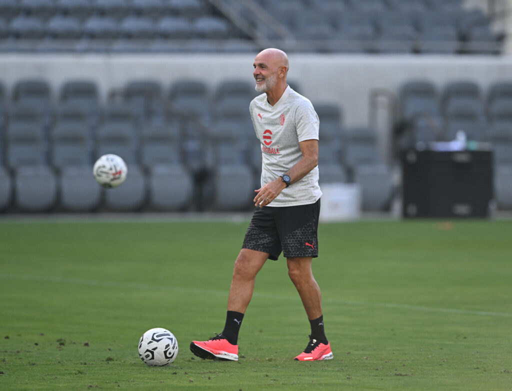 Stefano Pioli AC Milan allenamento Los Angeles