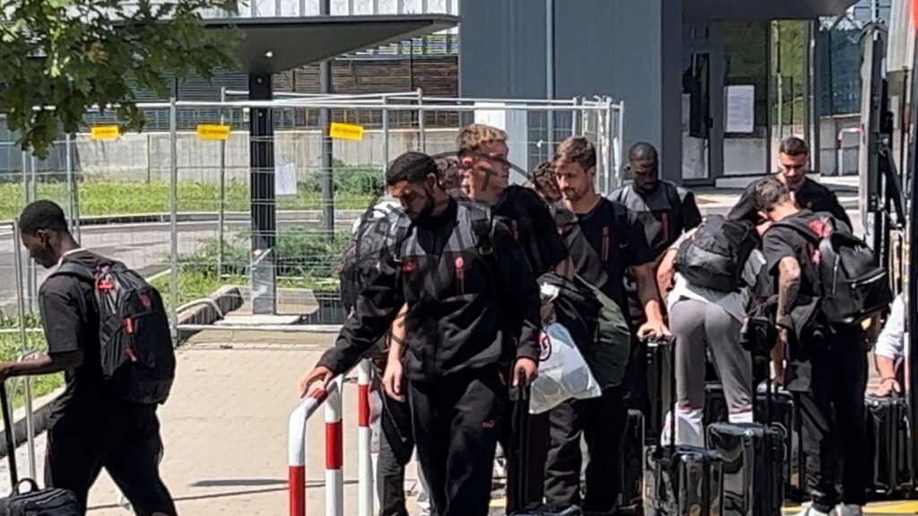 Soccer Champions Tour 2023 AC Milan partenza Malpensa Prime