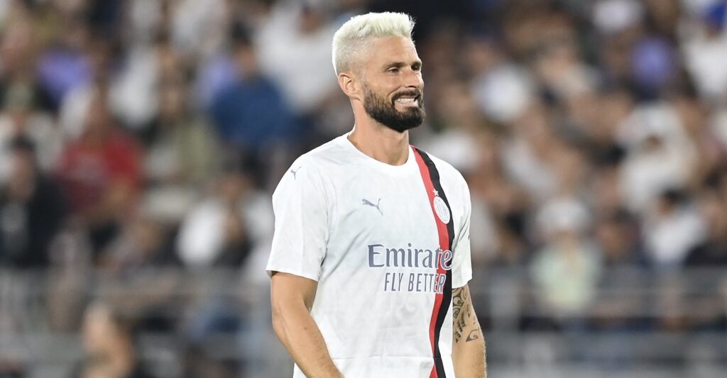 Olivier Giroud AC Milan amichevole Real Madrid-Milan 3-2 precampionato 2023-2024