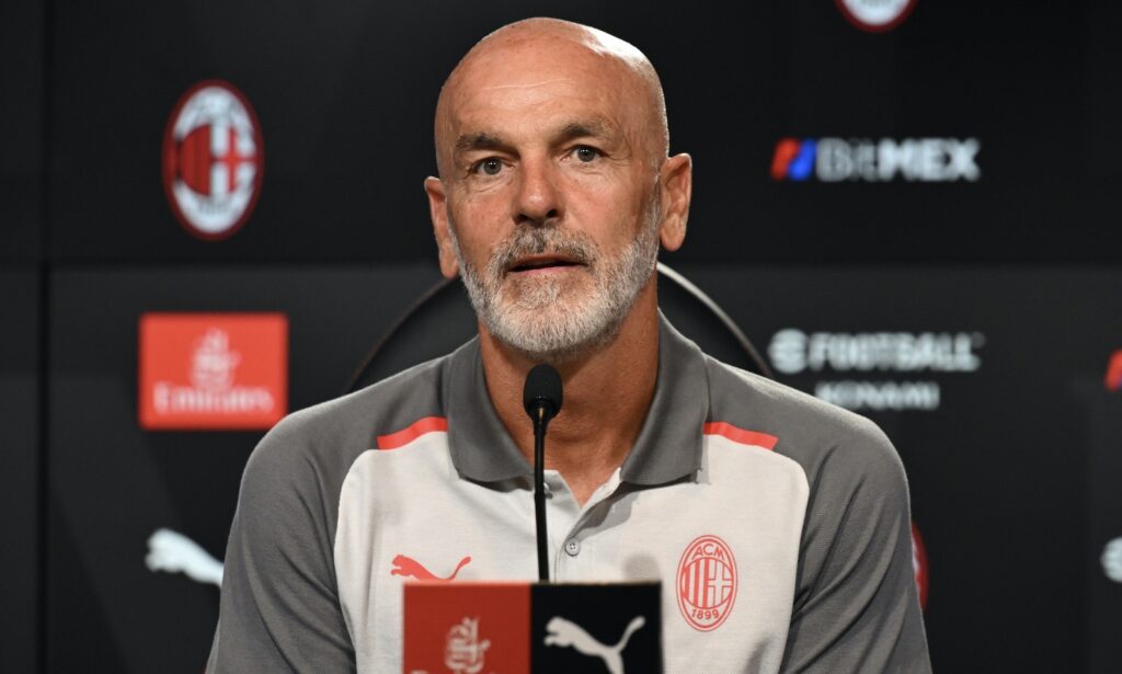 Stefano Pioli AC Milan conferenza stampa Milanello