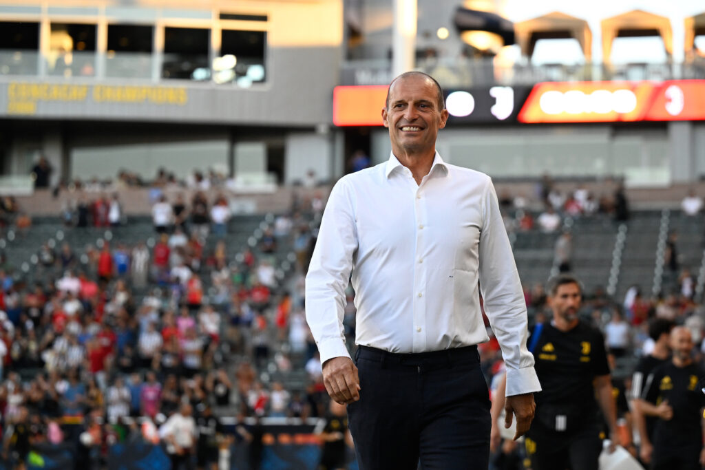 Massimiliano Allegri Juventus amichevole Juventus-Milan 6-5 dcr precampionato 2023-2024