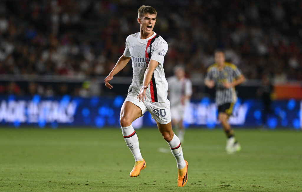 Charles De Ketelaere AC Milan amichevole Juventus-Milan 6-5 dcr precampionato 2023-2024