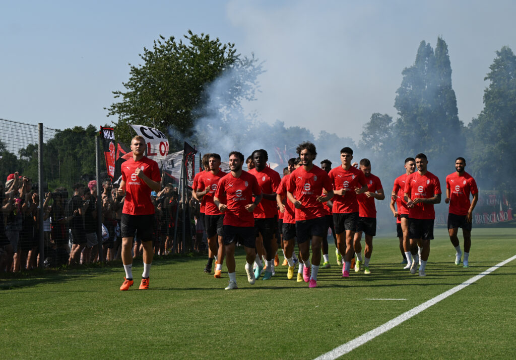Milan, il raduno della stagione 2023/24