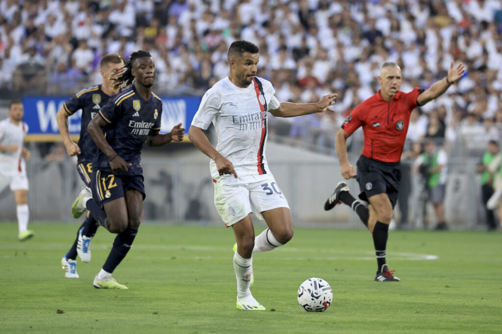 Junior Messias AC Milan amichevole Real Madrid-Milan 3-2 precampionato 2023-2024