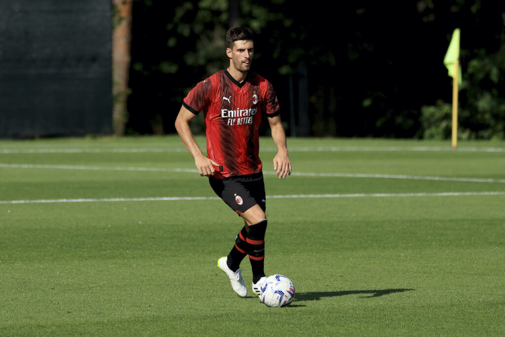 Matteo Gabbia AC Milan amichevole Milan-Lumezzane 7-0 precampionato 2023-2024