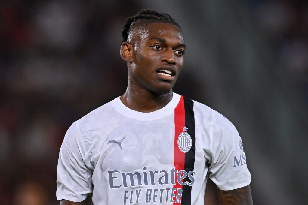 Rafael Leao durante Bologna-Milan