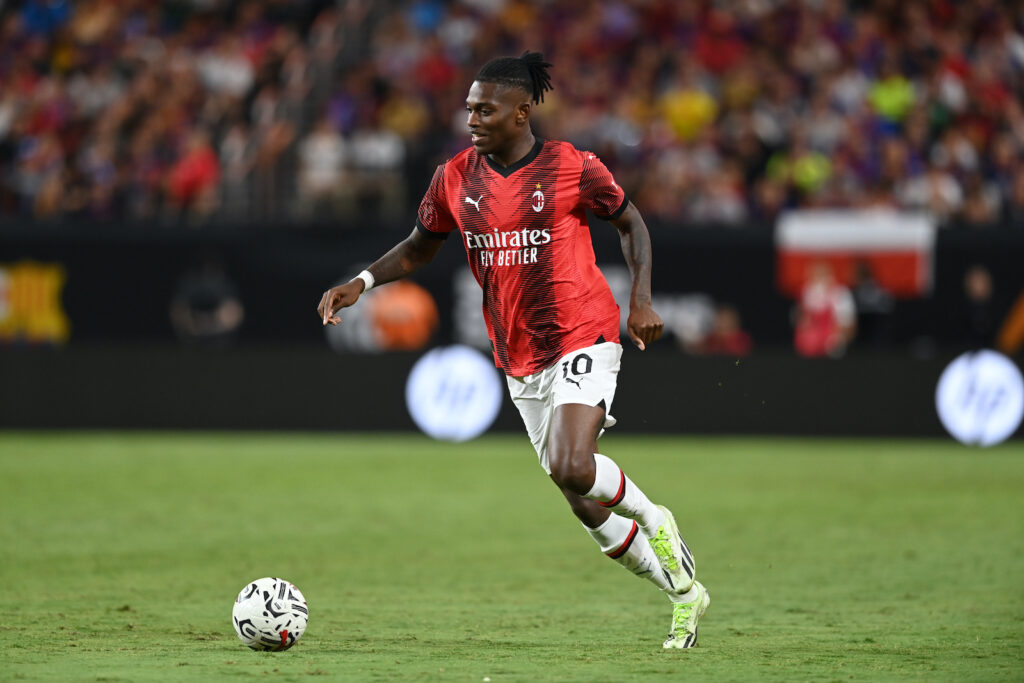 Rafael Leao AC Milan amichevole Milan-Barcellona 0-1 precampionato 2023-2024