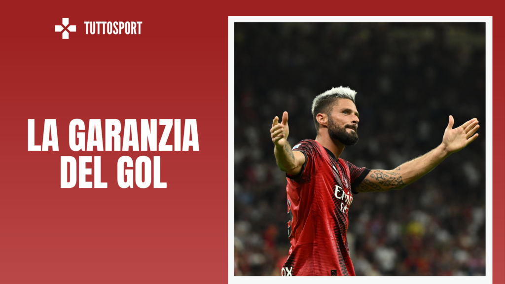 Olivier Giroud, attaccante del Milan