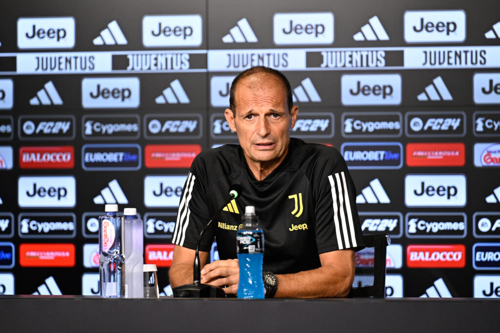 Massimiliano Allegri Juventus conferenza stampa Serie A 2023-2024