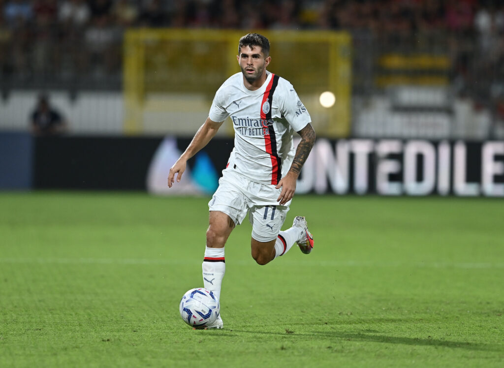 Christian Pulisic AC Milan amichevole Monza-Milan 6-7 dcr precampionato 2023-2024