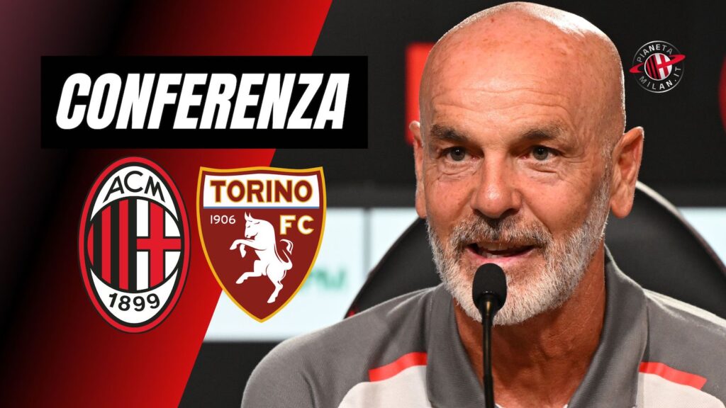 Conferenza stampa Pioli Milan-Torino Serie A 2023-2024