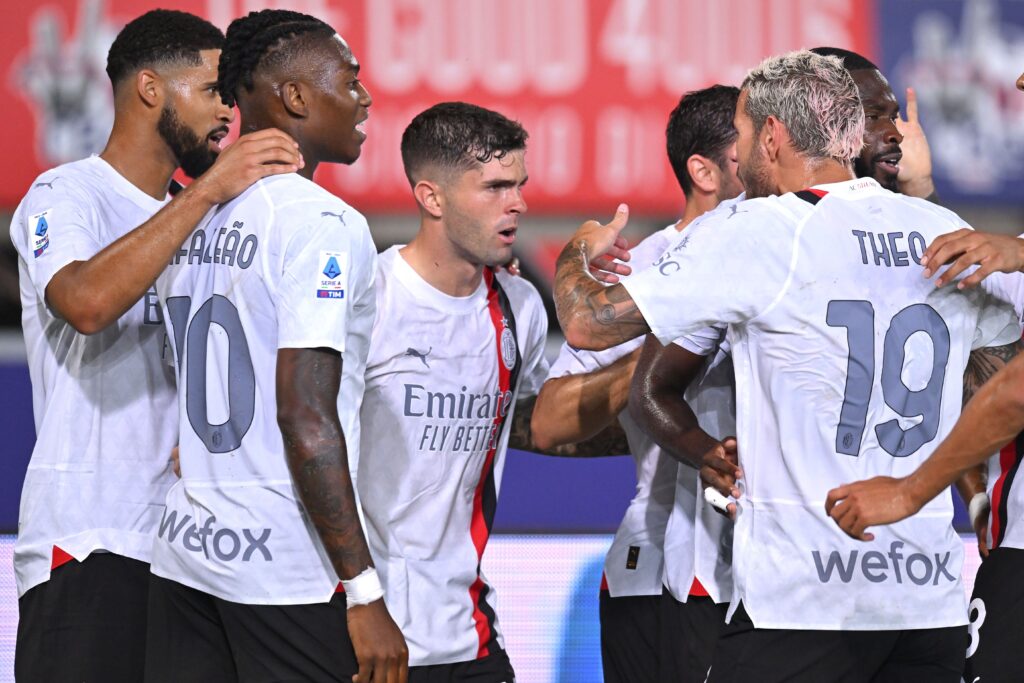 Giroud Pulisic Bologna-Milan AC Milan News Serie A 2023-24