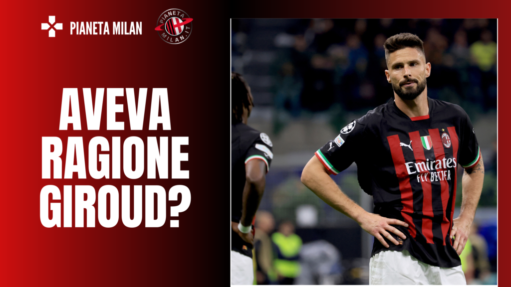Olivier Giroud AC Milan Milan-Torino 4-1 Serie A 2023-2024