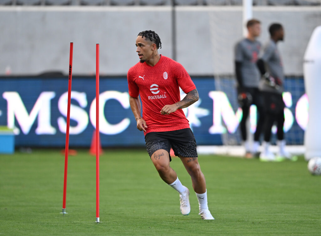 Noah Okafor AC Milan allenamento Milan