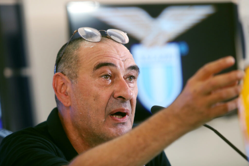 Maurizio Sarri Lazio conferenza stampa