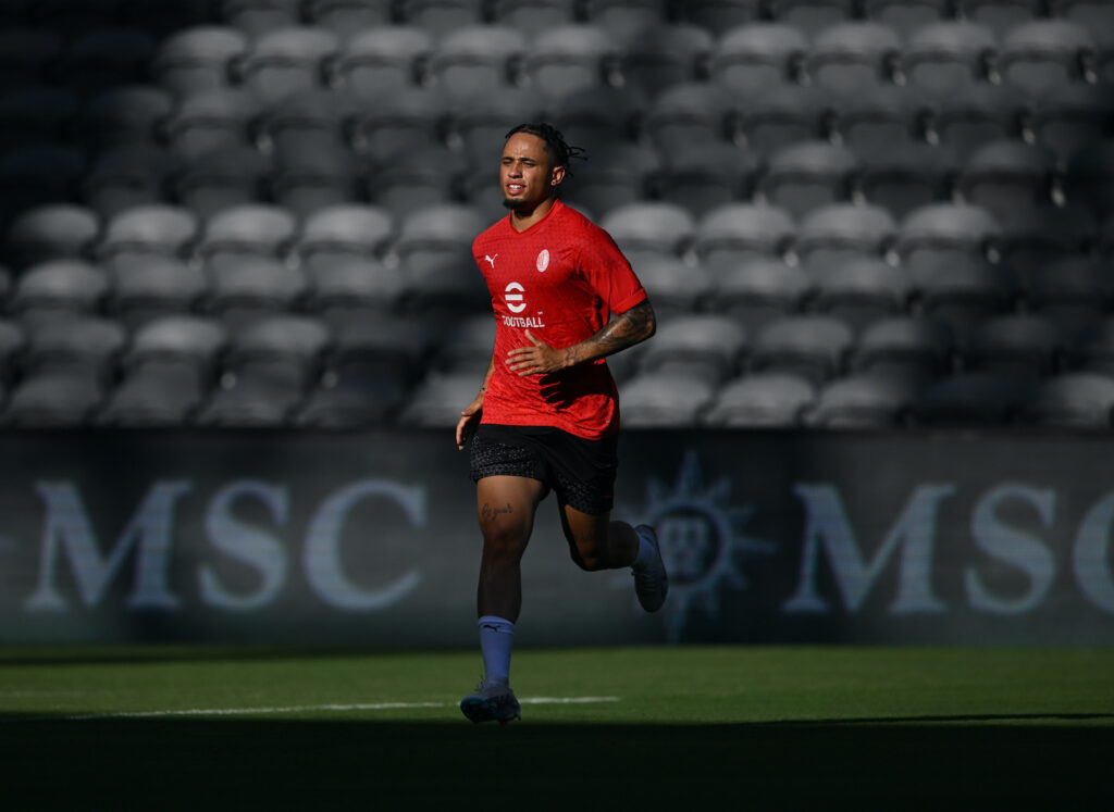 Noah Okafor AC Milan allenamento Milan