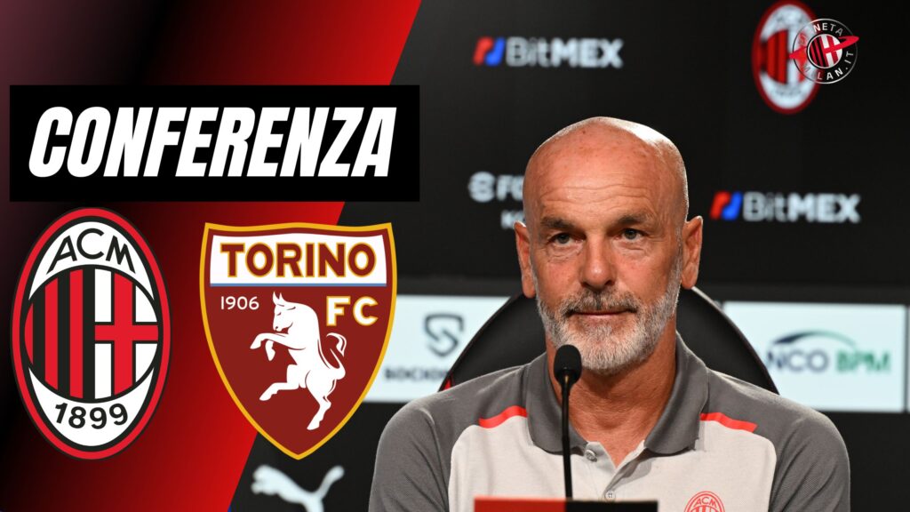 Stefano Pioli AC Milan conferenza stampa Bologna-Milan Serie A 2023-2024
