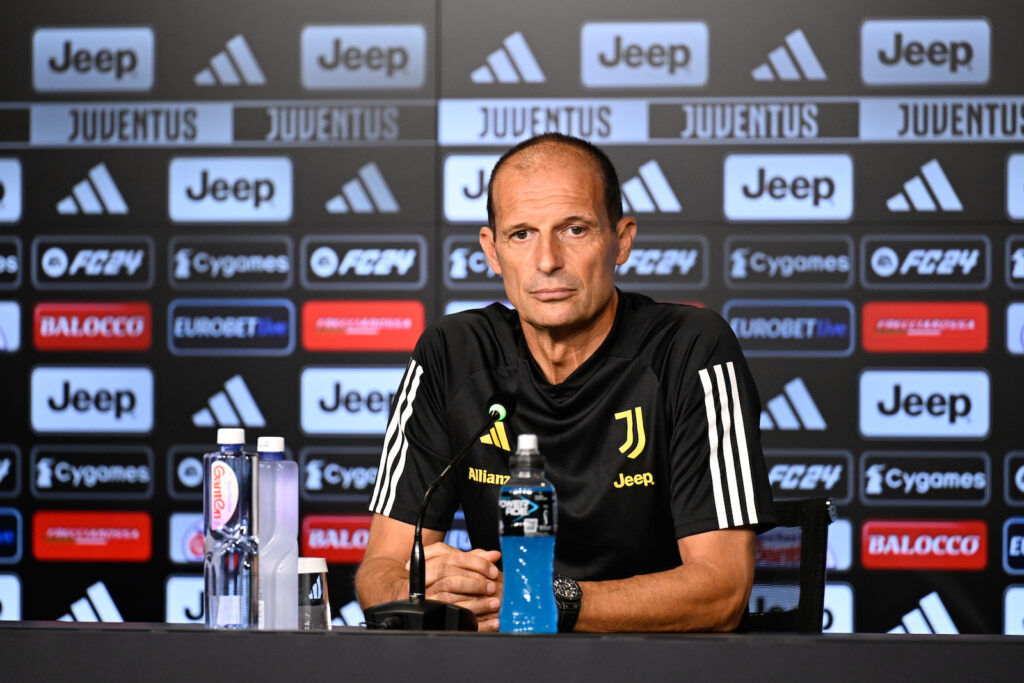 Massimiliano Allegri Juventus conferenza stampa Serie A 2023-2024