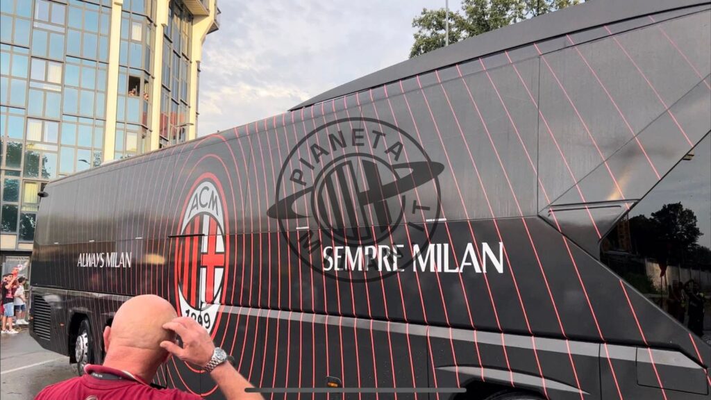 pullman AC Milan San Siro Milan-Torino Serie A 2023-2024