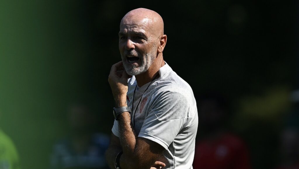 Stefano Pioli AC Milan amichevole Milan-Novara 4-2 precampionato 2023-2024
