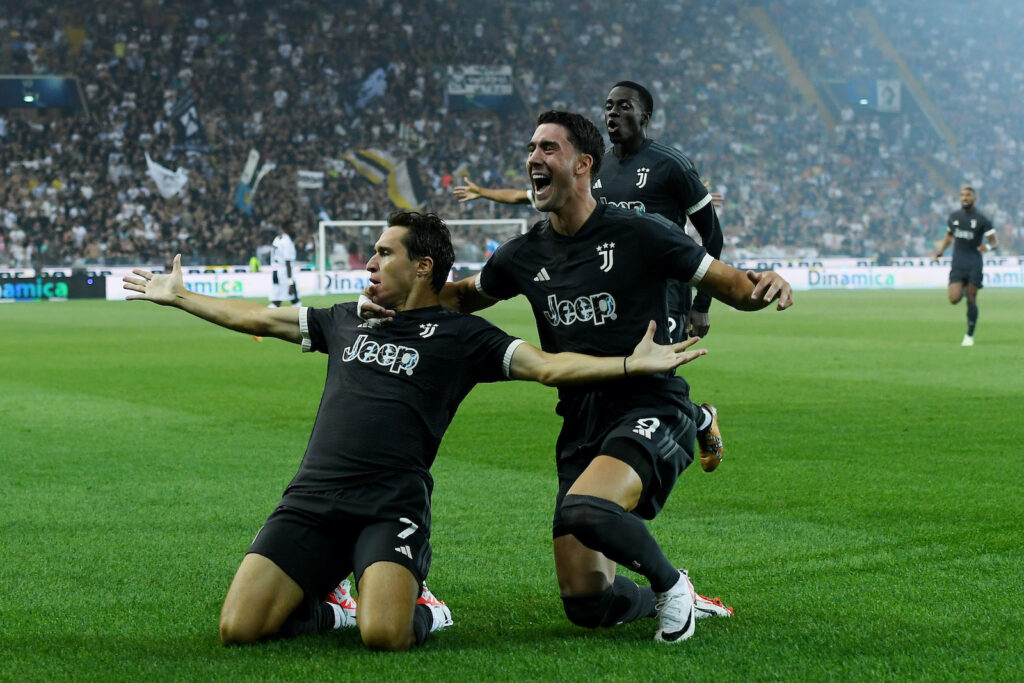 Chiesa Vlahovic Udinese-Juventus 0-3 Serie A 2023-2024