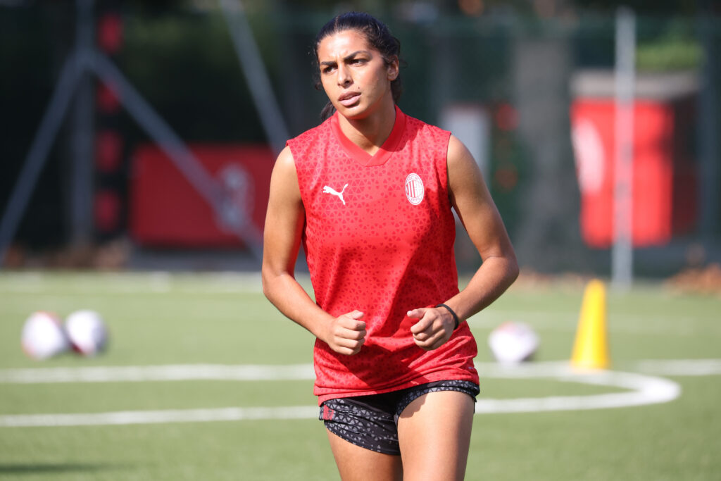 Nesrine Bahlouli, ex calciatrice del Milan Femminile (getty images)