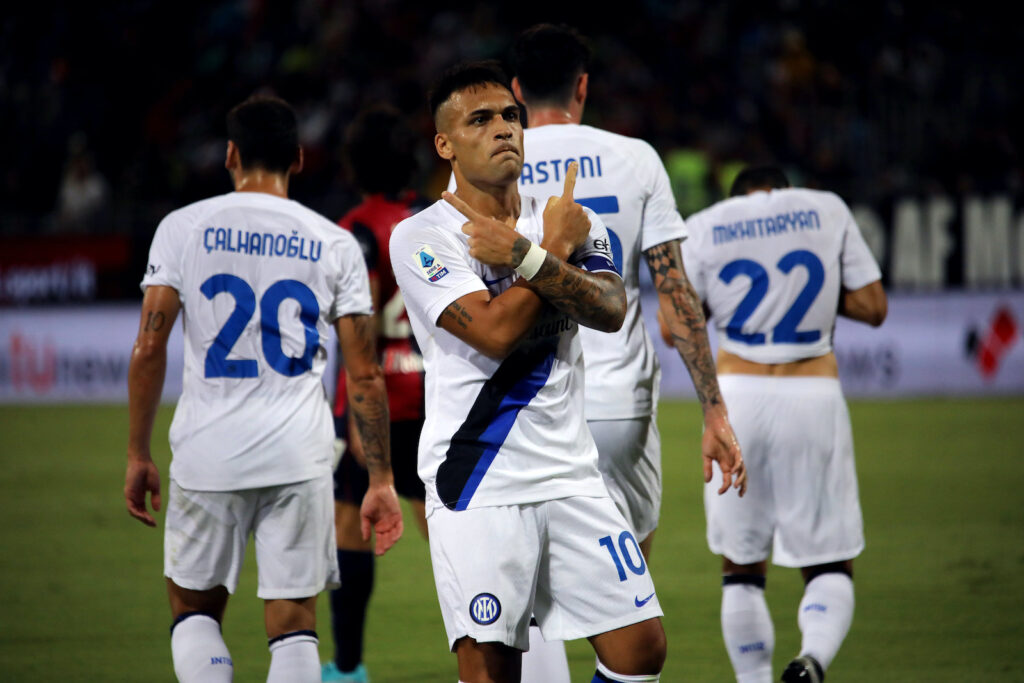 Cagliari-Inter 0-2 Serie A 2023-2024 Lautaro Martínez