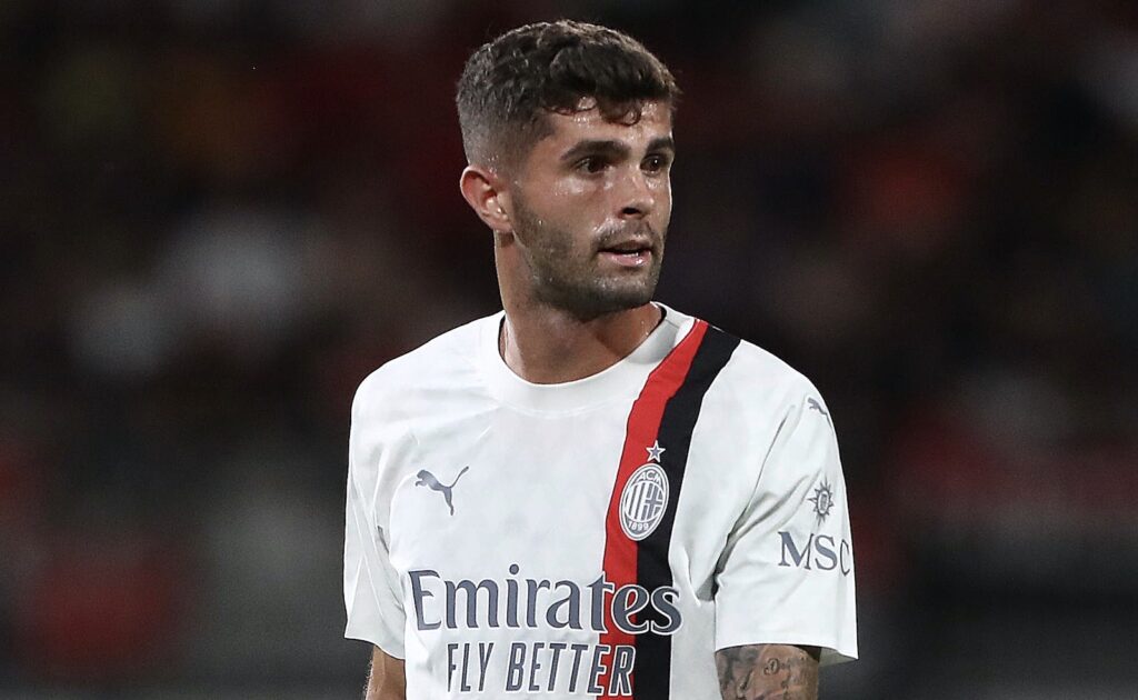 Christian Pulisic AC Milan amichevole Monza-Milan 6-7 dcr precampionato 2023-2024